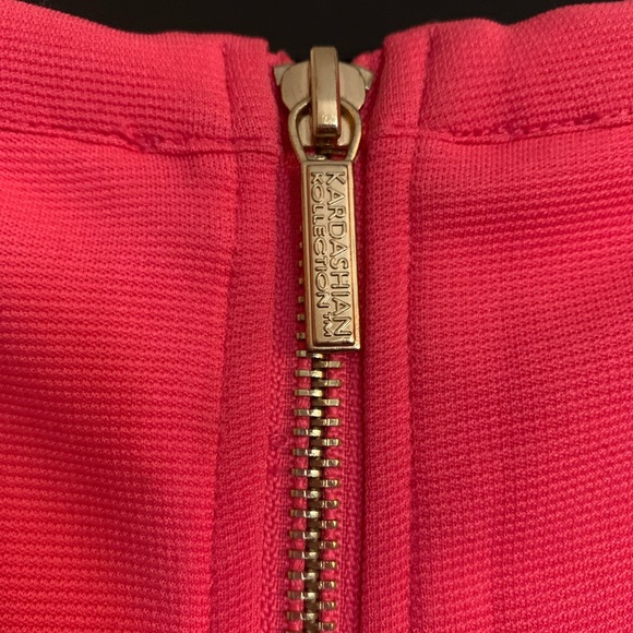 Pink Cut Out Neck Dress Size L Kardashian Kollection New with tags - Picture 6 of 10